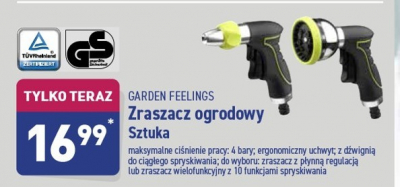 Zraszacz ogrodowy pistolet wielofunkcyjny Garden feelings promocja
