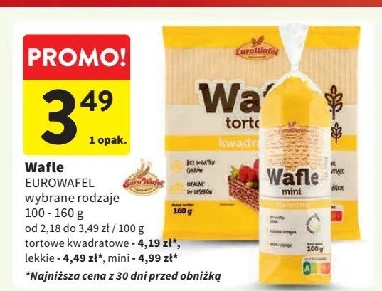 Wafle mini Eurowafel promocja