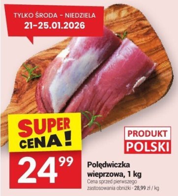 Polędwiczka wieprzowa, 1 kg promocja w Twój Market