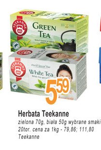 Herbata Teekanne green tea promocja
