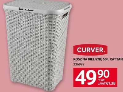 Kosz na bieliznę 60 l Rattan Curver promocja w Selgros