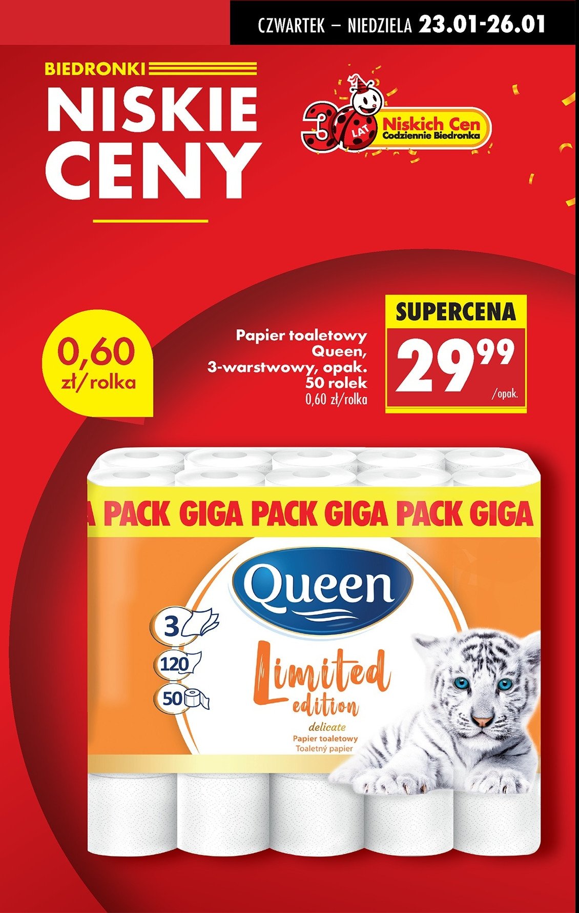 Papiero toaletowy Queen promocja