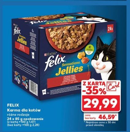 Karma dla kota wiejskie smaki w galaretce PURINA FELIX SENSATIONS JELLIES promocja