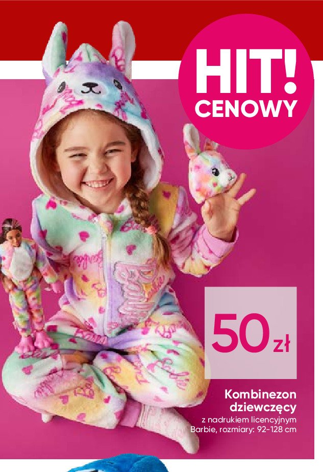 Kombinezon barbie 92-128 cm promocja