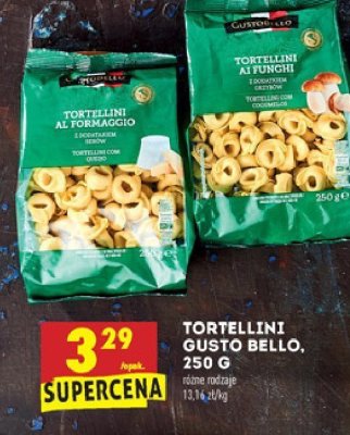 Tortellini z grzybami Gustobello promocja