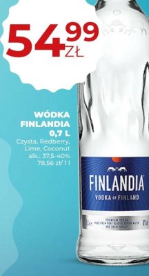 Wódka Finlandia 0,7 L różne smaki promocja w Duży Ben