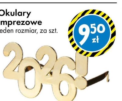 Okulary imprezowe promocja w Tedi