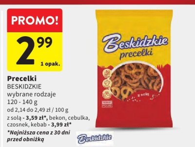 Precelki BESKIDZKIE z solą promocja w Intermarche