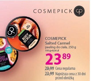 Peeling salted carmel Cosmepick promocja w Hebe