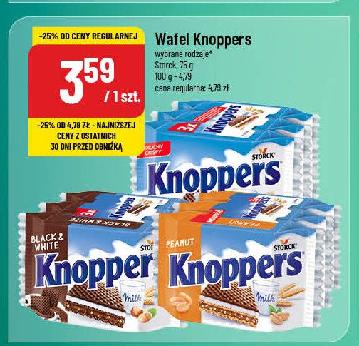 Wafelek peanut Knoppers promocja