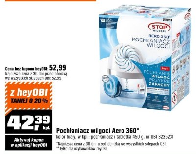Pochłaniacz wilgoci Aero 360° promocja w OBI
