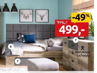 Komoda KOM2D4S Malcolm, 130x40x87,5 cm promocja w Black Red White