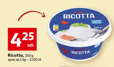 Ser ricotta Auchan promocja