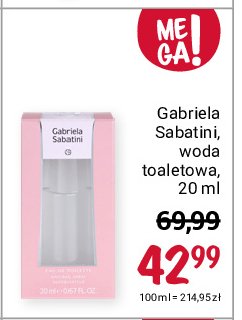 Woda toaletowa GABRIELA SABATINI HAPPY LIFE promocja