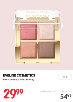 Paleta do konturowania twarzy EVELINE COSMETICS promocja w Rossmann