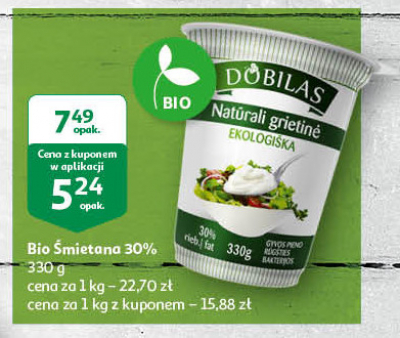 艢mietana eko 30% Dobilas promocja