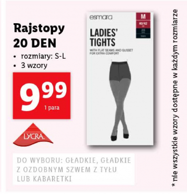 Rajstopy 200 den s-l Esmara promocja