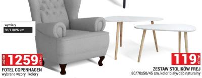 Fotel Copenhagen wybrane wzory i kolory 98/110/92 cm promocja w Merkury Market