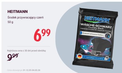 Środek przywracający czerń 50 g promocja w Rossmann