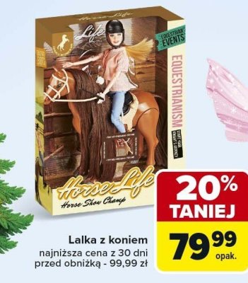 Lalka z koniem promocja w Carrefour