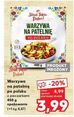 Warzywa na patelnię po polsku z pieczarkami K-classic stąd takie dobre! promocja