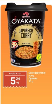 Danie japońskie curry Oyakata promocja