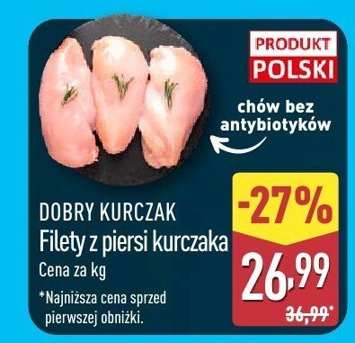 Filety z piersi kurczaka promocja w Aldi
