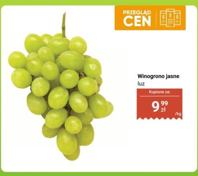 Winogrono jasne luz promocja w Biedronka