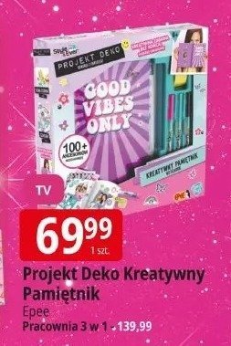 Zabawka Projekt Deko Kreatywny Pamiętnik promocja w Leclerc
