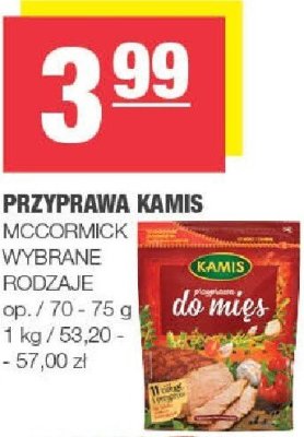 Przyprawa Kamis MCCORMICK wybrane rodzaje do mięs promocja w SPAR