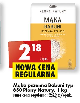 Mąka babuni pszenna typ 650 Plony natury promocja
