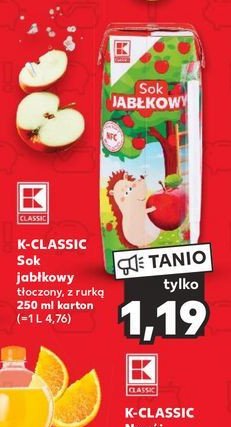 Sok jabłkowy K-classic promocja