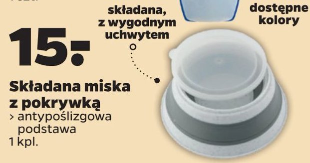 Miska składana promocja