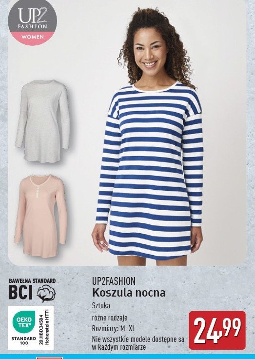 Koszula nocna Up2fashion promocja w Aldi