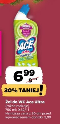 Żel do WC Ace Ultra promocja w Netto