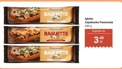 Zapiekanka Passionata Baguette Iglotex promocja w Dino
