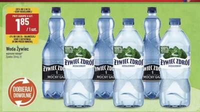 Woda Żywiec wybrane rodzaje promocja w POLOmarket