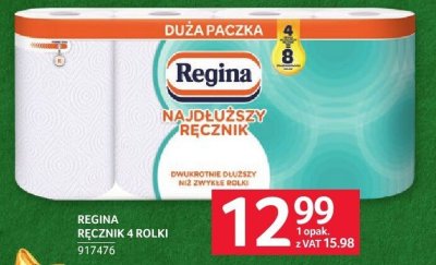 Ręcznik Regina 4 rolki promocja w Selgros