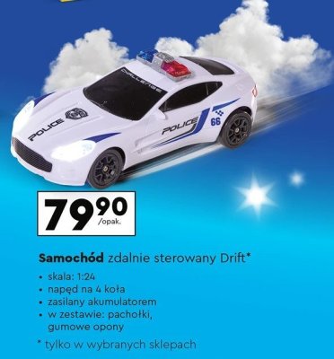 Samochód zdalnie sterowany Drift promocja w Biedronka
