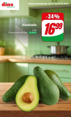 Awokado promocja w Dino