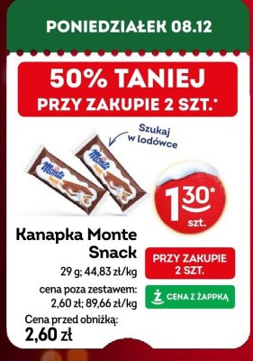 Kanapka Monte Snack promocja w Żabka