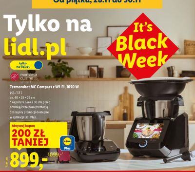 Robot kuchenny Termorobot MC Compact z Wi-Fi, 1050 W Monsieur Cuisine promocja w Lidl