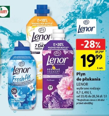 P艂yn do p艂ukania Lenor promocja w Intermarche
