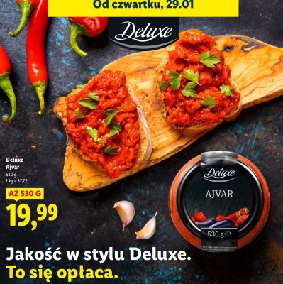 Ajvar Deluxe promocja w Lidl