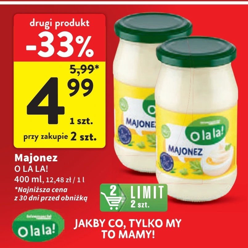 Majonez O la la! promocja