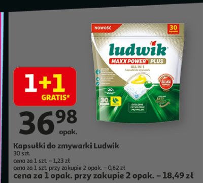 Kapsułki do zmywarki Ludwik promocja w Auchan