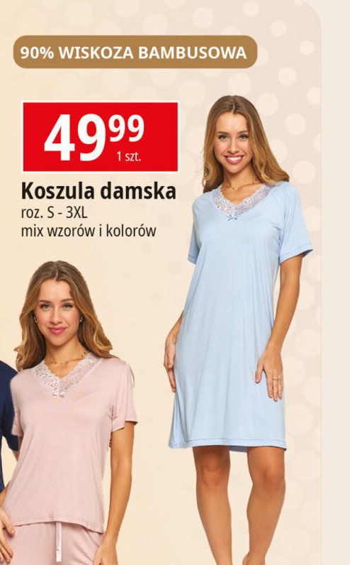 Koszula nocna damska s-3xl Moraj promocja w Leclerc