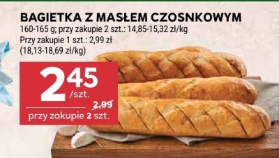 Bagietka z masłem czosnkowym promocja w Stokrotka