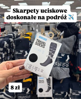 Skarpety uciskowe 39-42 promocja w Pepco