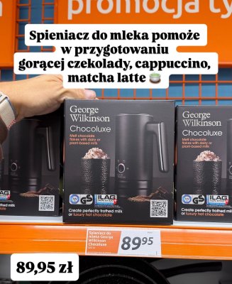 Spieniacz do mleka Chocoluxe promocja w Action